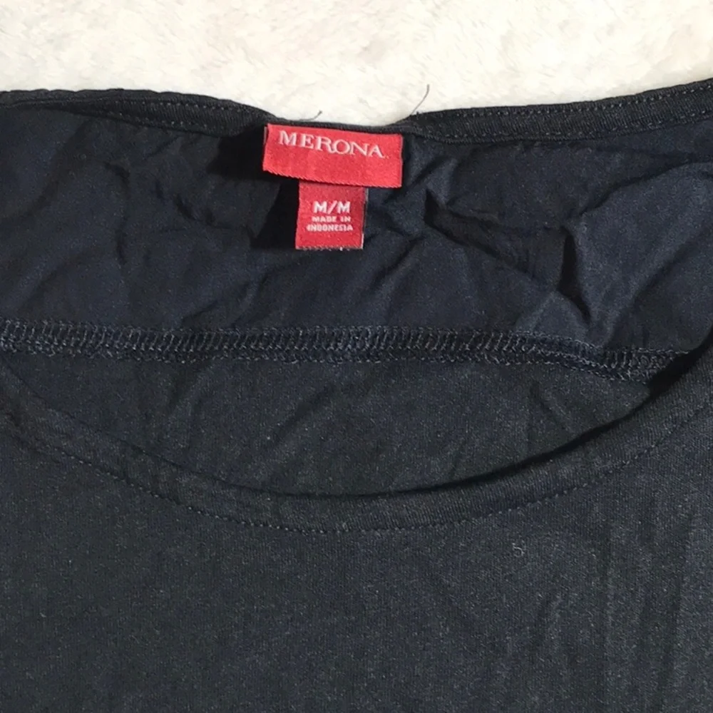 Merona 3/4 Sleeve w/Zipper - Picture 6 of 9